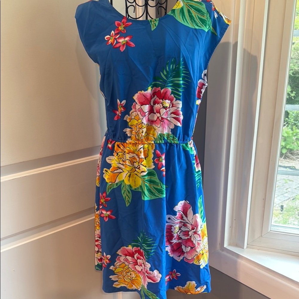 Old Navy, cap sleeve floral dress